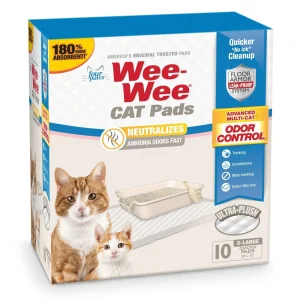 Four Paws Wee-Wee Cat Pads 28inx30in 10ct