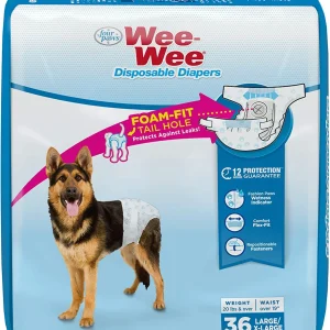 Four Paws Wee Wee Disposable Diapers Large/X-Large 36ct
