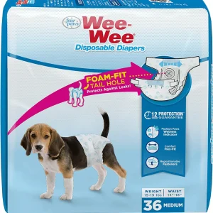 Four Paws Wee Wee Disposable Diapers Small 36ct