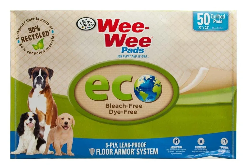 Four Paws Wee Wee Eco Pad 50 Pack