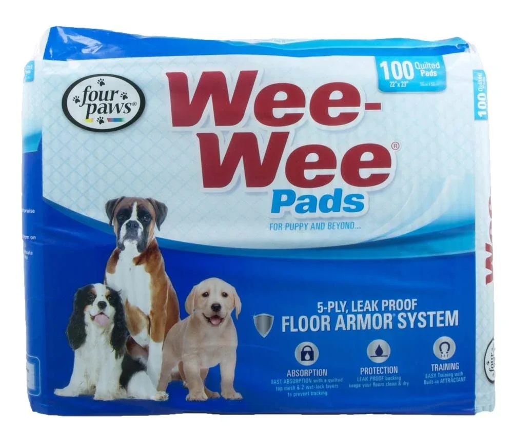Four Paws Wee Wee Pad Brick Bag 100pk - Image 2