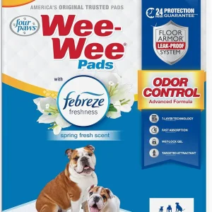 Four Paws Wee Wee Pads Odor Control with Febreze Freshness 10ct