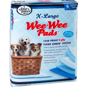 Four Paws Wee Wee Pads X-Large Pad 6pk