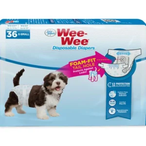 Four Paws WeeWee Disposable Dog Diapers 1ea/XS 36 ct