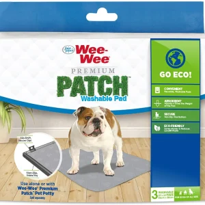 Four Paws WeeWee Premium Patch Reusable Pee Pad for Dogs, Premium Patch Washable Pad, 1ea/22 in X 23 in 3 ct