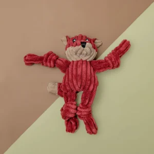 Fox Knottie Tiny Dog Plush Toy
