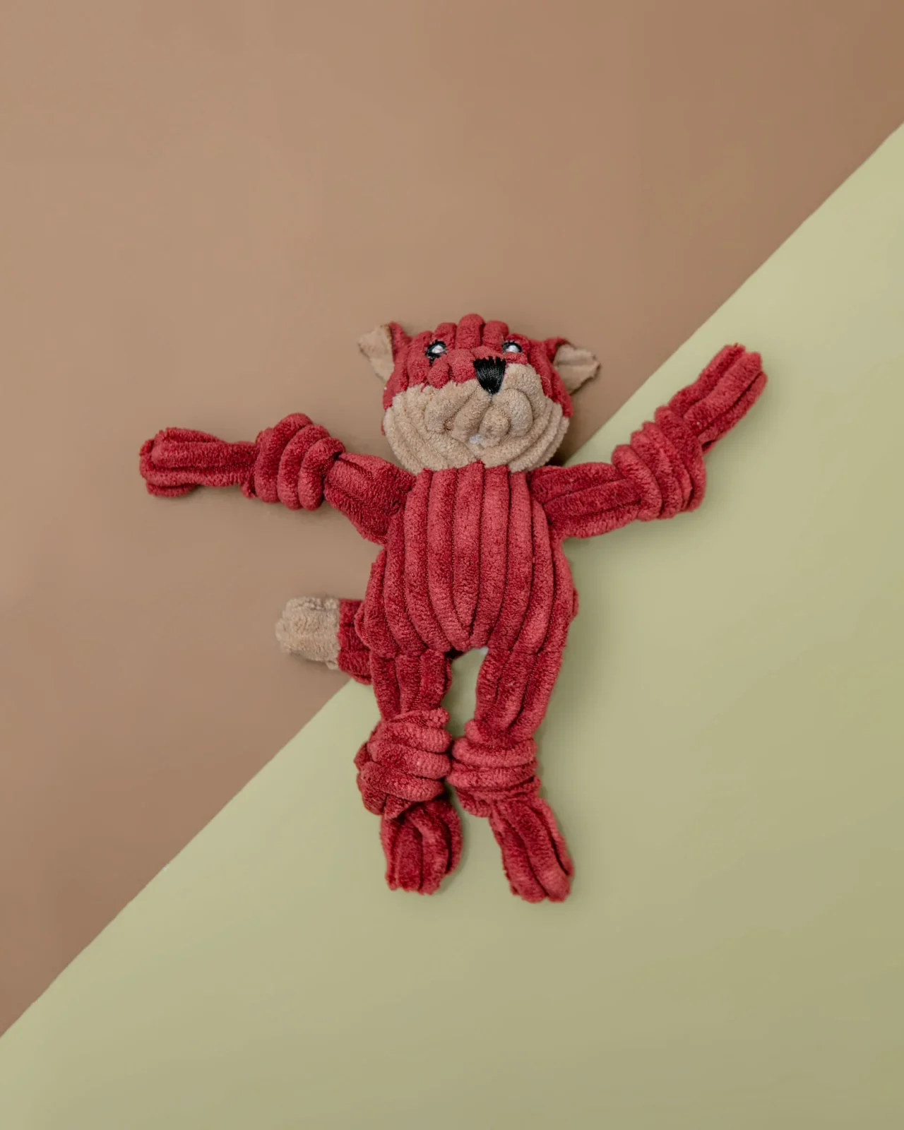 Fox Knottie Tiny Dog Plush Toy