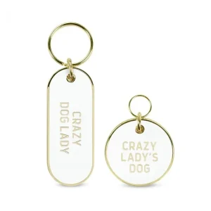 FRED & FRIENDS | Crazy Dog Lady Tag and Keychain
