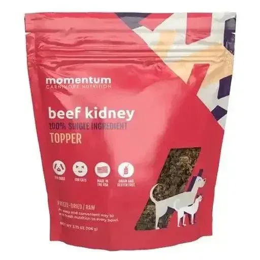 Freeze Dried Raw Beef Kidney Topper - Vitality Organ Nutrition | Momentum