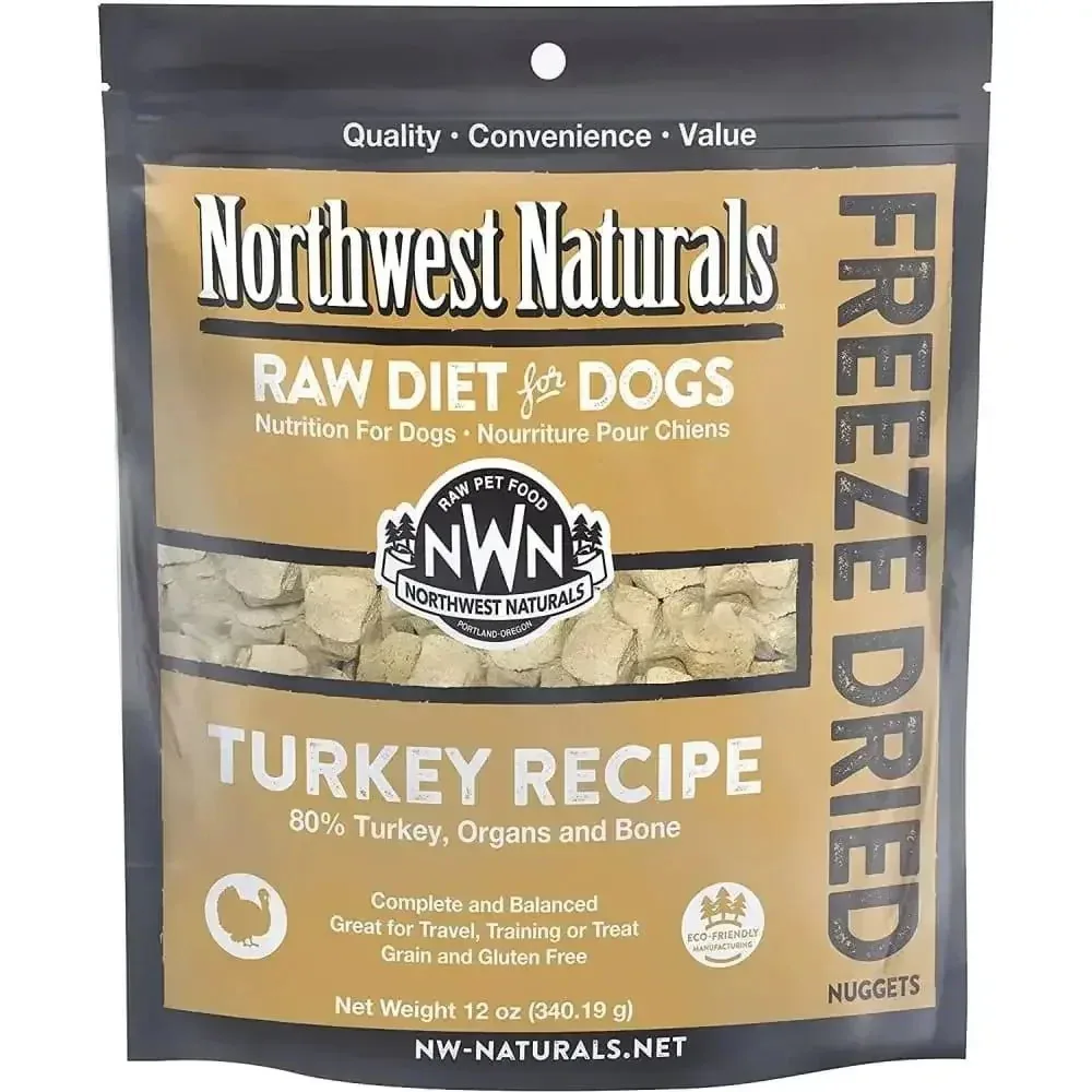 Freeze Dried Raw Turkey Dog Food - Nutritious Turkey Nuggets for Happy, Healthy Dogs