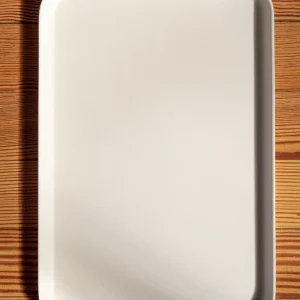 Fresco Dog Bowl Tray in White