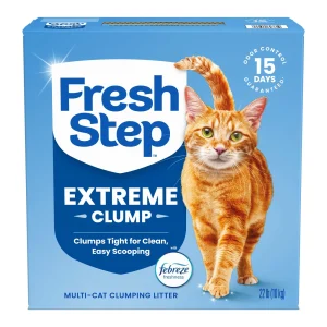 Fresh Step Extreme Clumping Litter With Febreze Freshness, Box