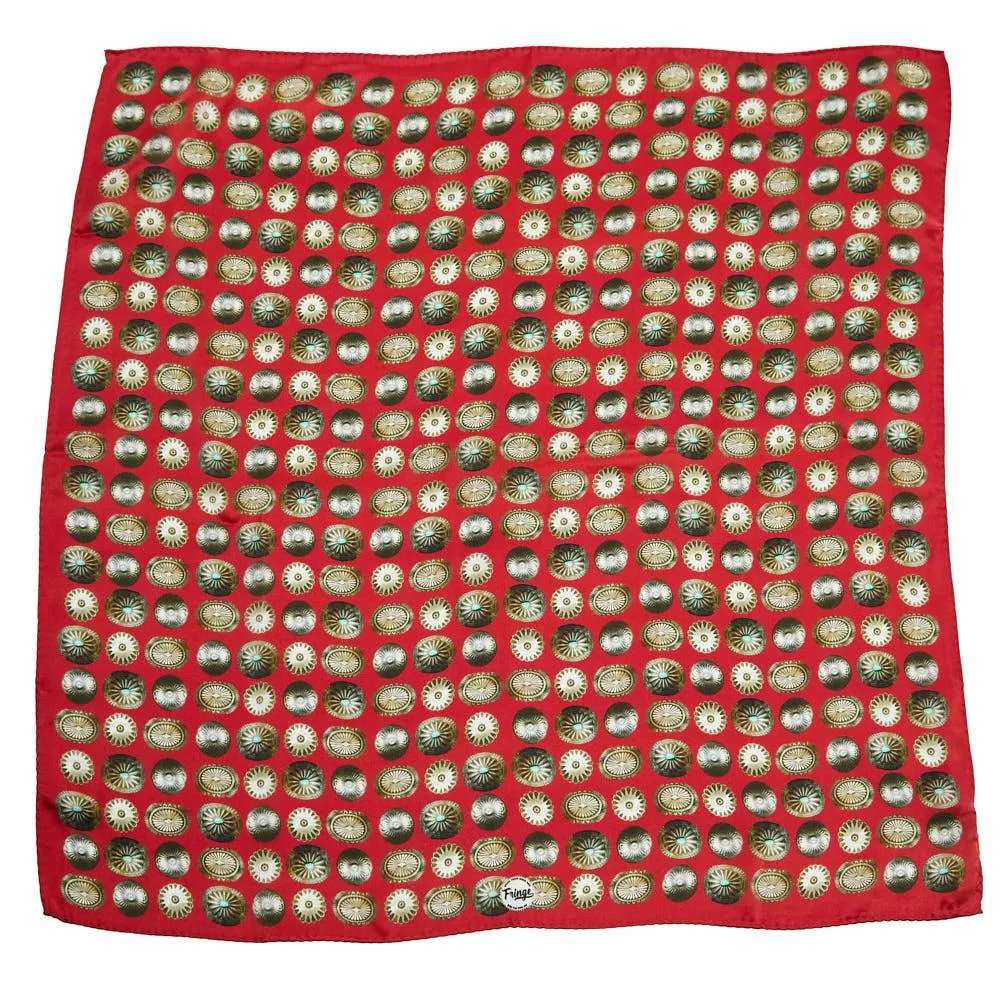 Fringe Scarves Baby Concho Red Shorty