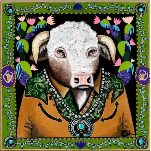 Fringe Scarves Bull In Bloom Shorty
