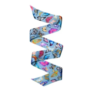 Fringe Scarves Butterfly Chambray Twilly