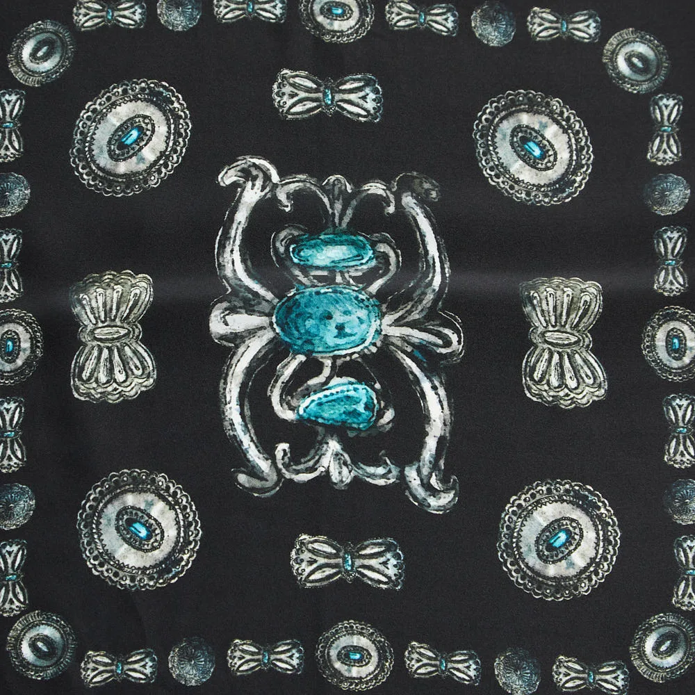 Fringe Scarves Turquoise Concho Shorty - Image 2