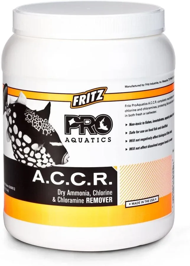 Fritz Aquatics Pro Aquatics A.C.C.R. Dry Ammonia, Chlorine & Chloramine Remover