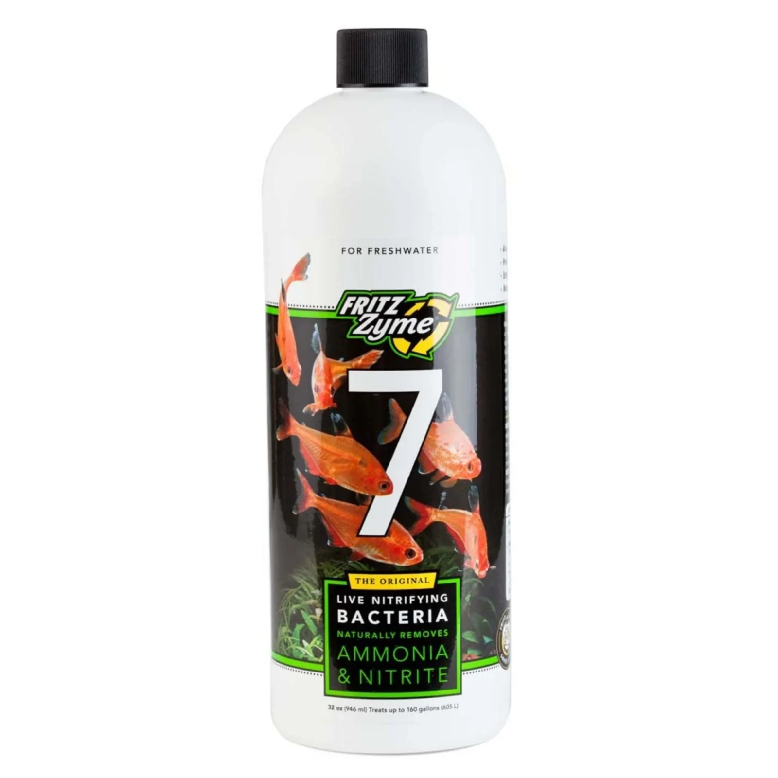 Fritz FritzZyme 7 Freshwater Live Nitrifying Bacteria, 32 Fl Oz