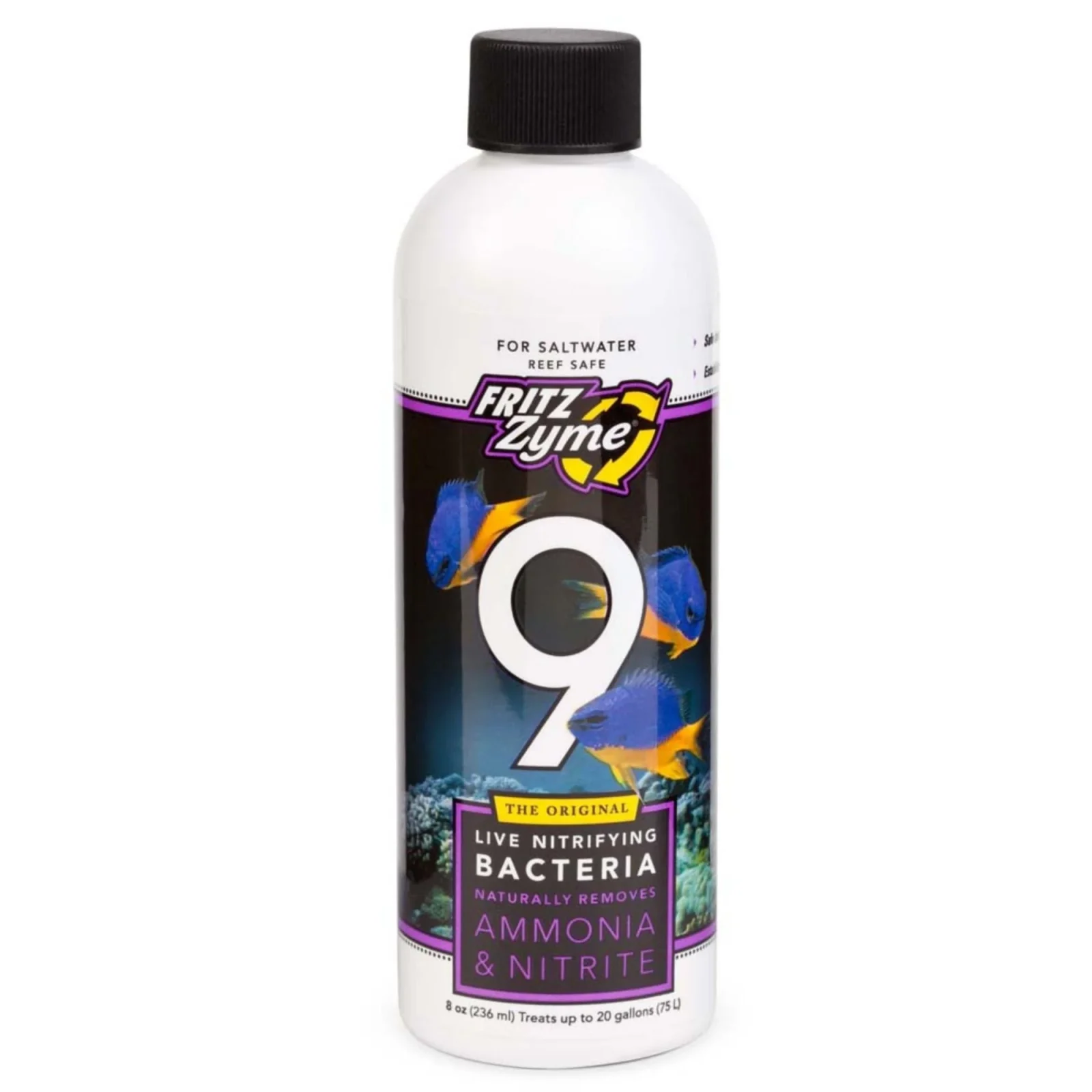 Fritz FritzZyme 9 Saltwater Live Nitrifying Bacteria, 8 fl oz