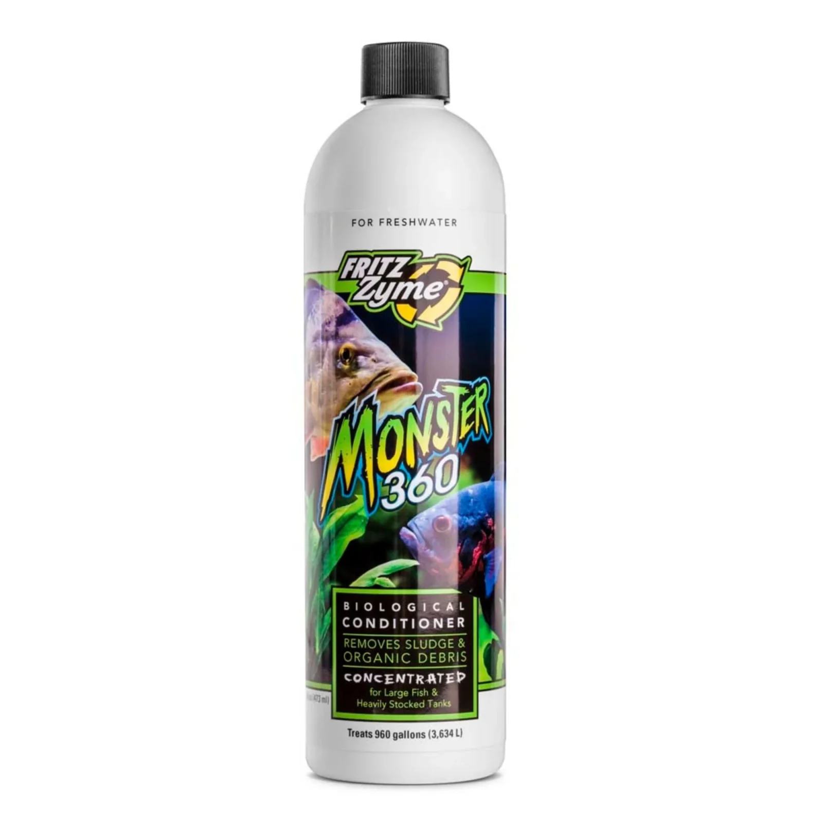 Fritz FritzZyme Monster 360 Freshwater Biological Conditioner, 16 Fl Oz