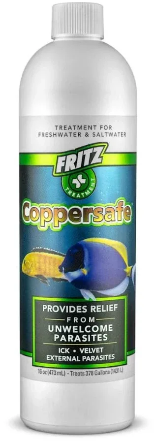 Fritz Mardel Copper Safe for Freshwater and Saltwater Aquariums