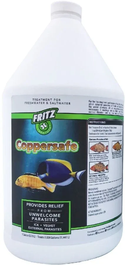 Fritz Mardel Copper Safe for Freshwater and Saltwater Aquariums