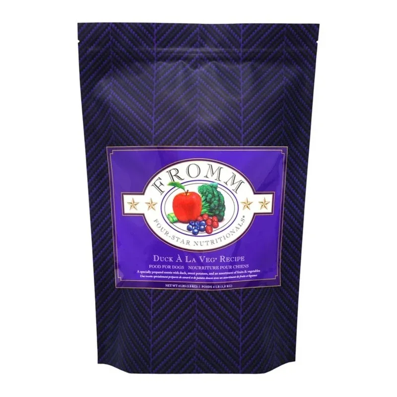 Fromm 4-Star Duck A La Veg Dry Dog Food