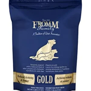 FROMM Gold Reduced Activity Small and Medium-Breed Senior Dry Dog Food