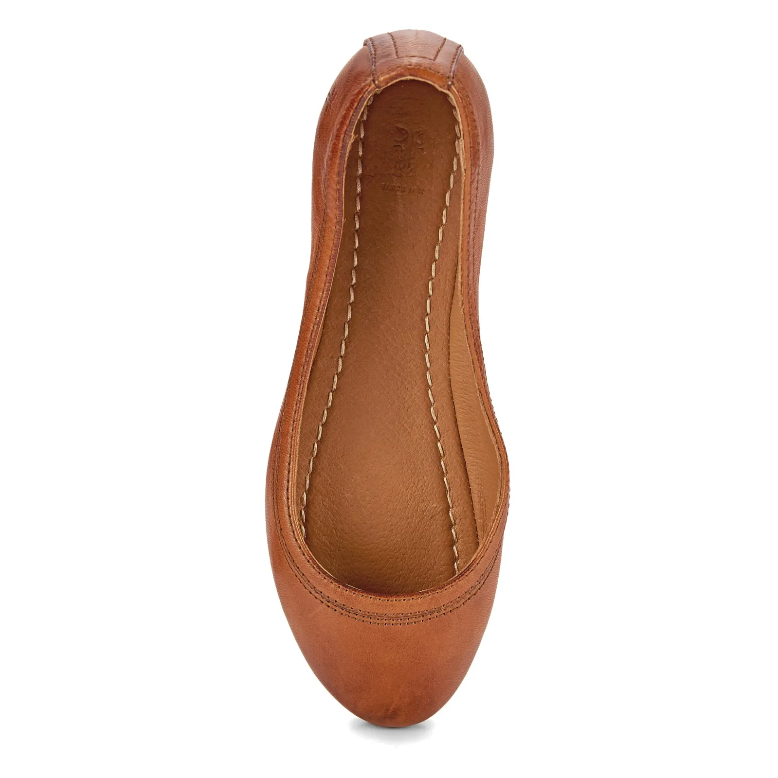 Frye Women`s Carson Ballet Cognac Ballet Flat - Image 2