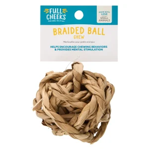 Full Cheeks™ Small Pet Braided Ball Chew