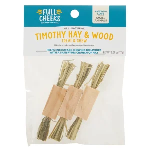 Full Cheeks™ Small Pet Timothy Hay & Wood - Treat & Chew