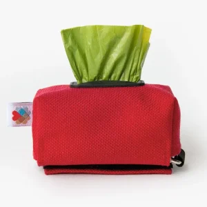 Funston Poo-Bag Dispenser in Red (Made in the USA)