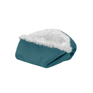FurHaven Convertible Self-Warming Cuddle Pet Bed, Rainbow, Silver, Gray, Spruce, Small, Large
