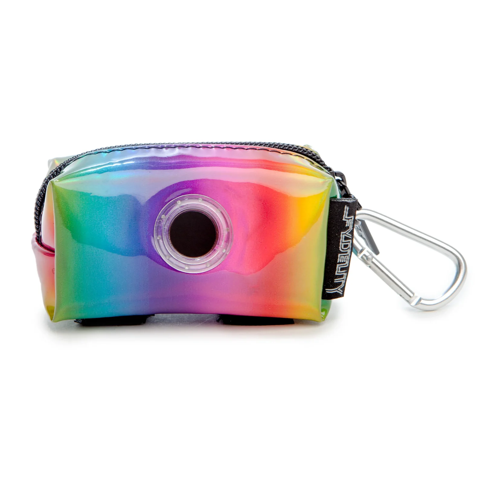 FYDELITY | Poopy Cute Poop Bag Holder in Metallic Rainbow