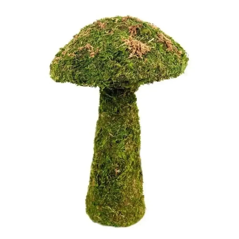 Galapagos Moss Mushroom Decorative Terrarium Ornament Mushroom Fresh Green