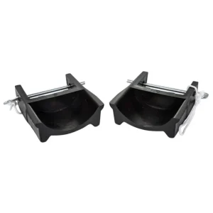 Gatsby Poly Jump Cups with Pin Pair Black