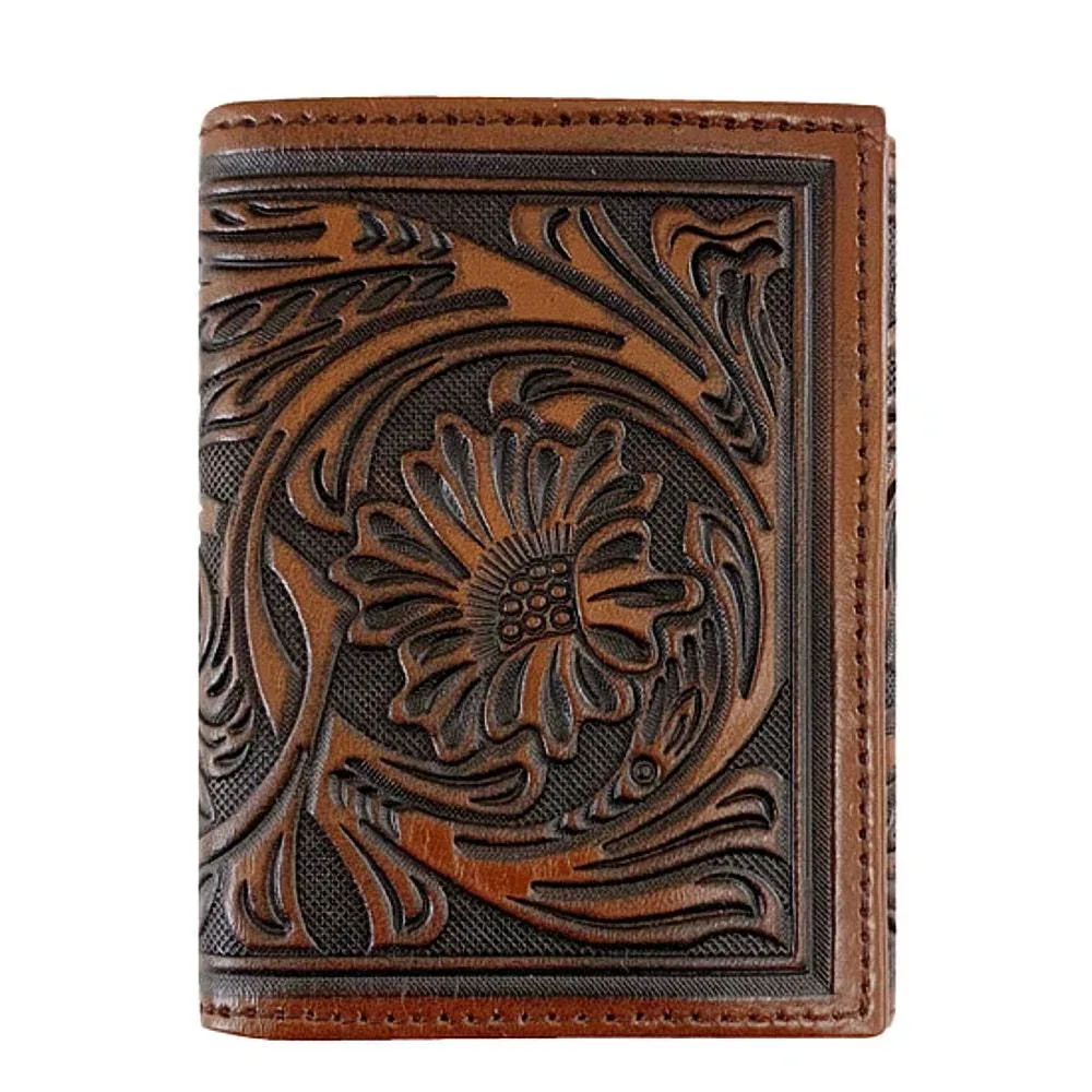 Gem Dandy Accessories Stetson Tooled Trifold