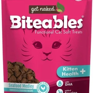 Get Naked Kitten Health Biteables Seafood Medley Flavor