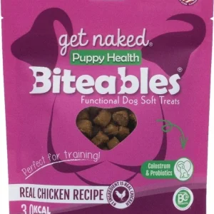 Get Naked Puppy Health Biteables Soft Dog Treats Chicken Flavor