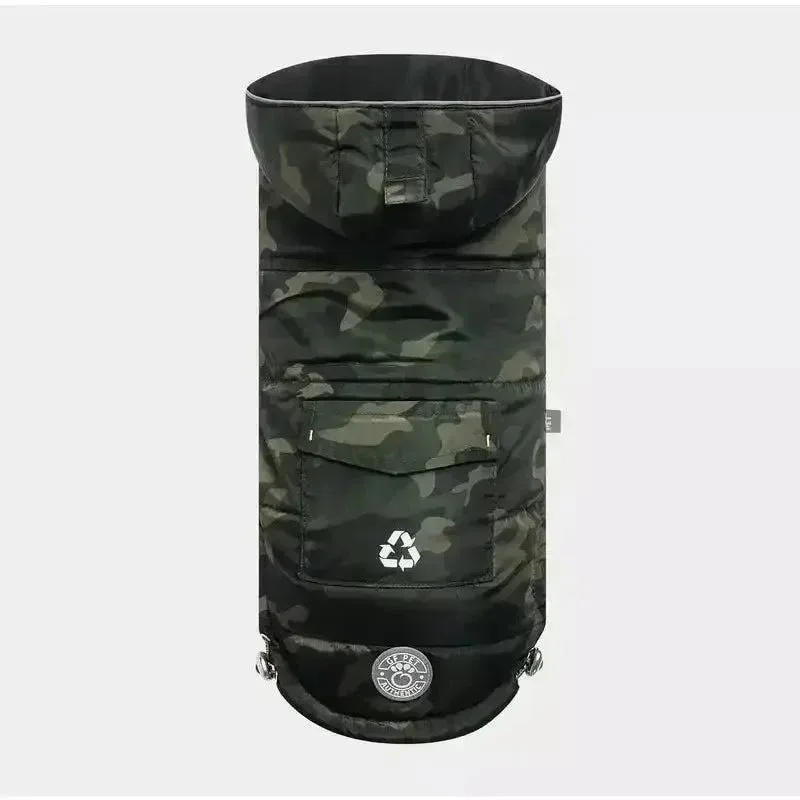 GF Pet Recycled Parka Dog Coat Camouflage