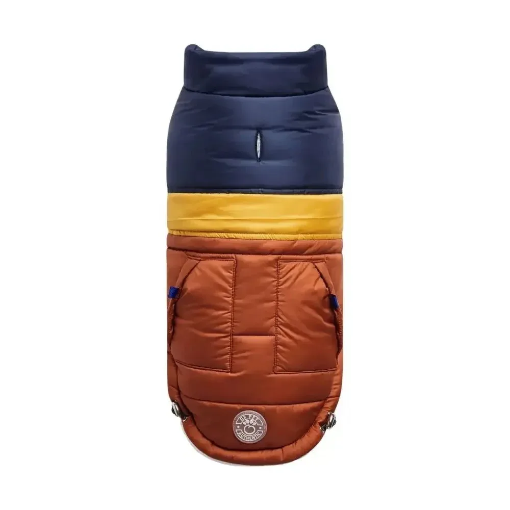 GF Pet Retro Puffer Hazel Dog Jacket w/ Warm Sherpa