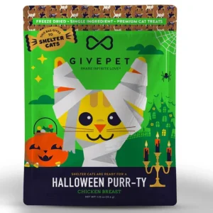 Givepet Cat Holiday Freeze-Dried Grain-Free Halloween Purr - Ty 1.25 oz