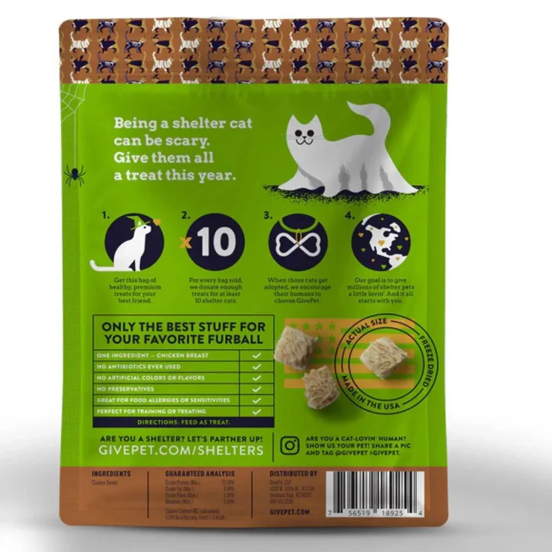 Givepet Cat Holiday Freeze-Dried Grain-Free Halloween Purr - Ty 1.25 oz - Image 2