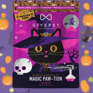Givepet Cat Holiday Freeze-Dried Grain-Free Magic Paw - Tion 1.25 oz