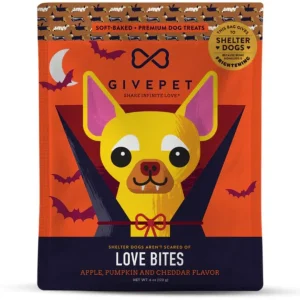 Givepet Dog Soft Baked Halloween Love Bites 6 oz