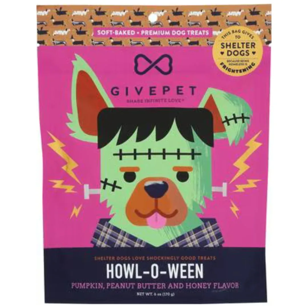 Givepet Dog Soft Baked Howl O Ween 6 oz