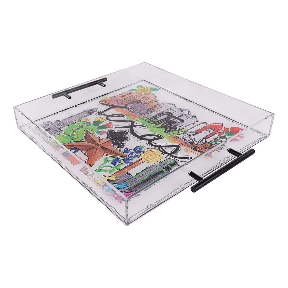Glory Haus State Of Texas Acrylic Tray - Image 2