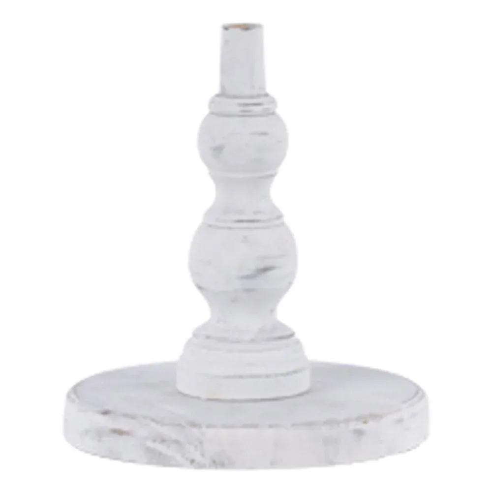 Glory Haus White Wood Base For Toppers