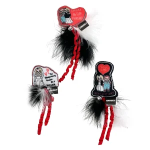 GMASON Chucky Plush with Feater Cat Toys 3-Pack