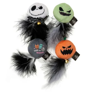GMASON Disney Tim Burton's The Nightmare Before Christmas Plush with Feather Cat Toys